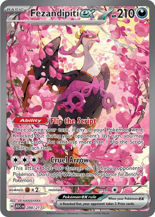 Image for Fezandipiti ex (288/217) [ME: Ascended Heroes] - Pokemon