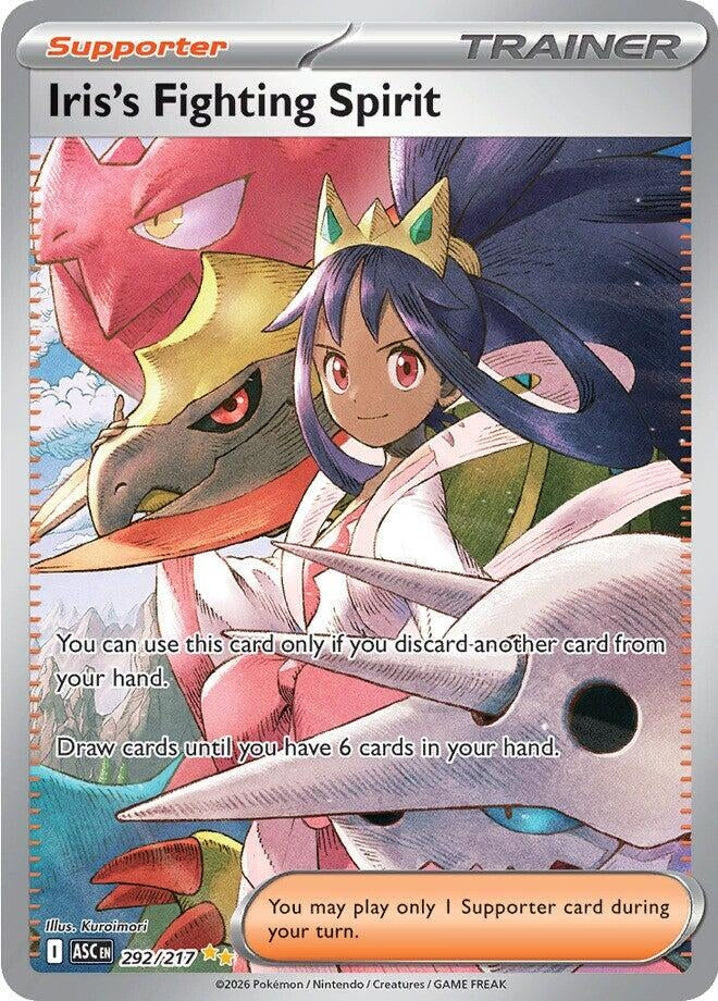 Image for Iris's Fighting Spirit (292/217) [ME: Ascended Heroes] - Pokemon