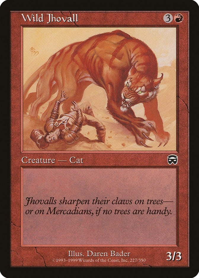 Image for Wild Jhovall (227) [Mercadian Masques] - Magic: The Gathering