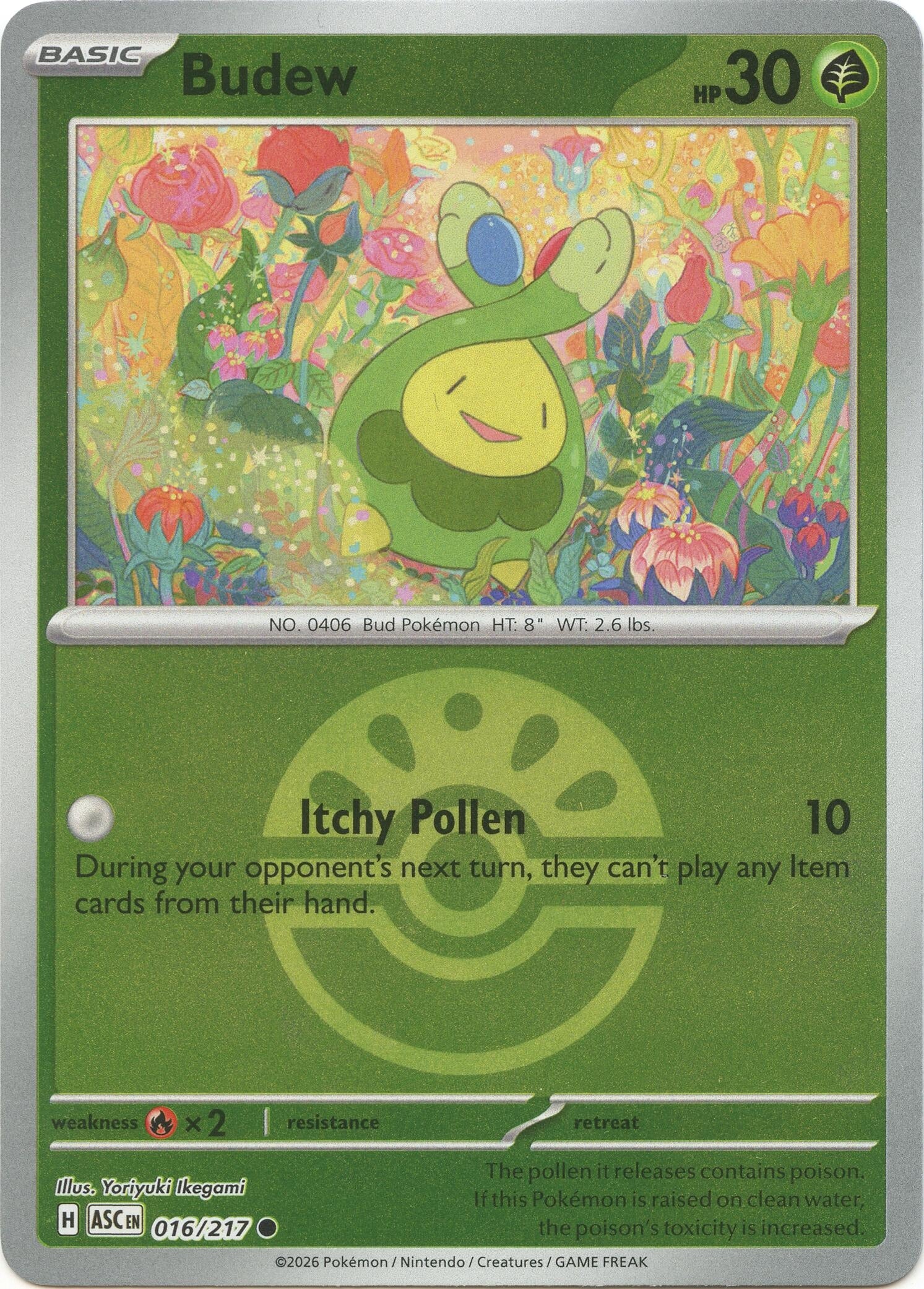 Budew - 016/217 (Friend Ball) (016/217) [ME: Ascended Heroes]