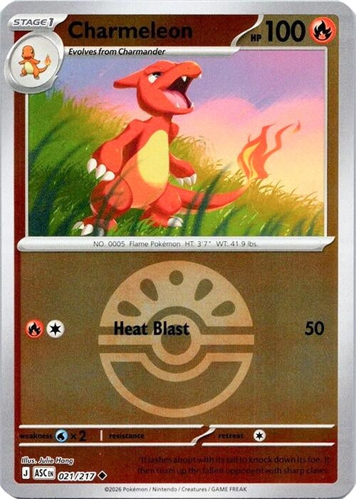 Image for Charmeleon (Quick Ball) (021/217) [ME: Ascended Heroes] - Pokemon