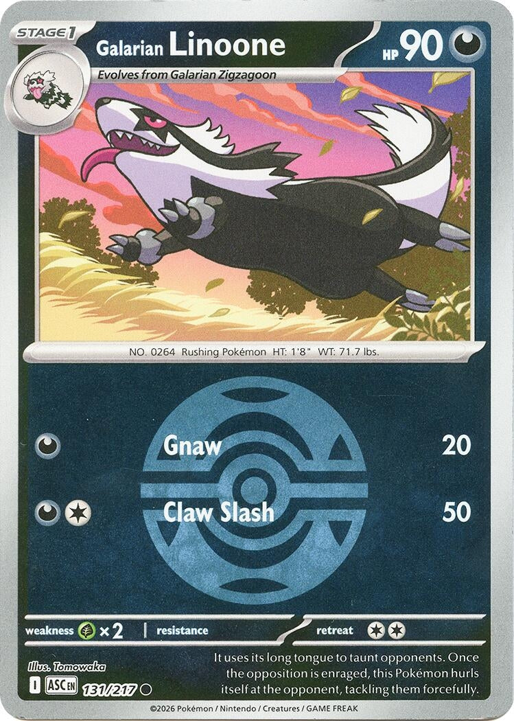 Galarian Linoone (Dusk Ball) (131/217) [ME: Ascended Heroes]