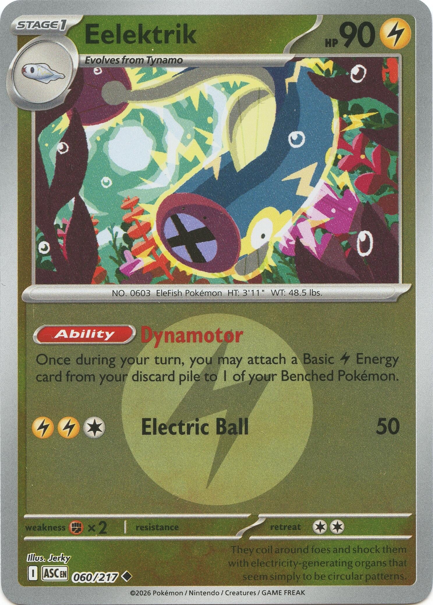 Eelektrik (Energy Symbol Pattern) (060/217) [ME: Ascended Heroes]