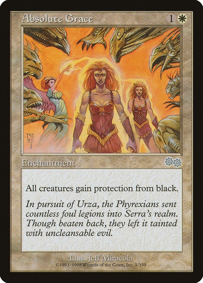 Image for Absolute Grace (1) [Urza's Saga] - Magic: The Gathering