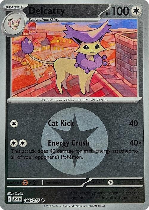 Image for Delcatty (Energy Symbol Pattern) (166/217) [ME: Ascended Heroes] - Pokemon