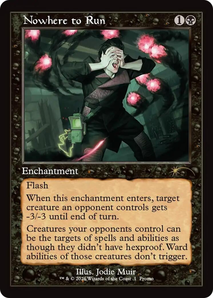 Image for Nowhere to Run (Retro Frame) (1) [WPN & Gateway Promos] - Magic: The Gathering