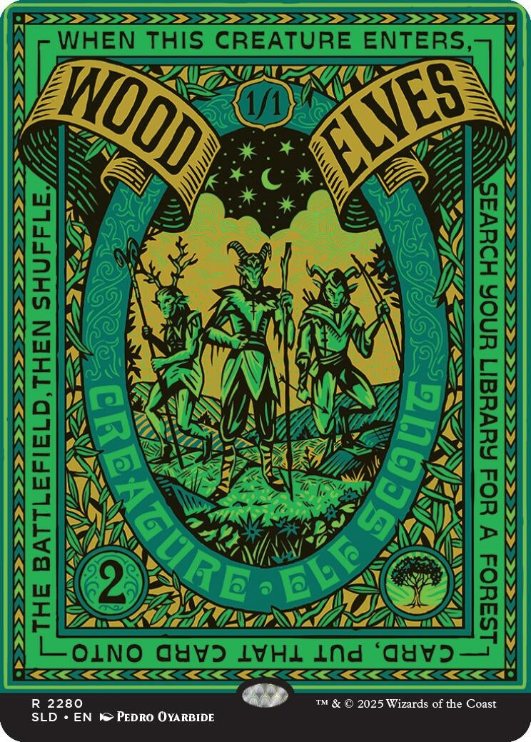 Image for Wood Elves (2280) (2280) [Secret Lair Drop Series] - Magic: The Gathering
