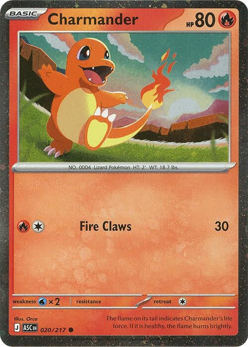 Image for Charmander - 020/217 (Cosmos Holo) (020/217) [Miscellaneous Cards & Products] - Pokemon