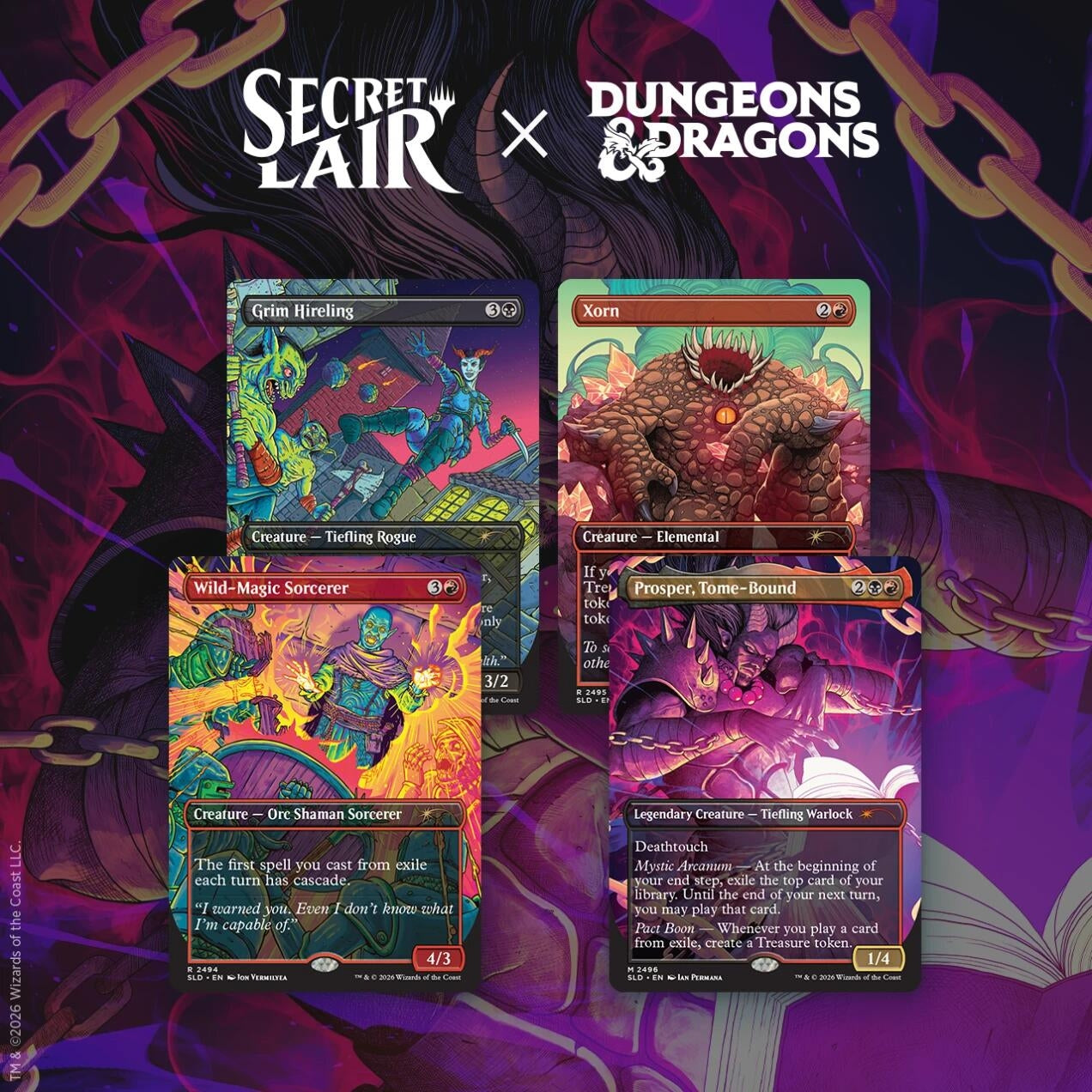 Image for Secret Lair Drop: Secret Lair x Dungeons & Dragons: Shadow’s Over Baldur’s Gate - Non-Foil Edition - Magic: The Gathering