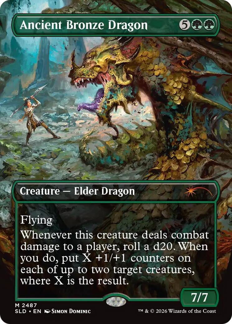 Image for Ancient Bronze Dragon (2487) [Secret Lair Drop Series] - Magic: The Gathering