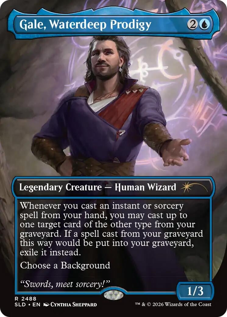 Image for Gale, Waterdeep Prodigy (2488) [Secret Lair Drop Series] - Magic: The Gathering