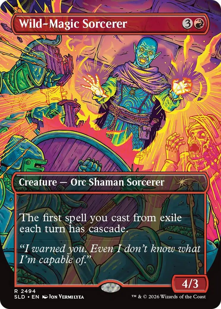 Image for Wild-Magic Sorcerer (2494) [Secret Lair Drop Series] - Magic: The Gathering