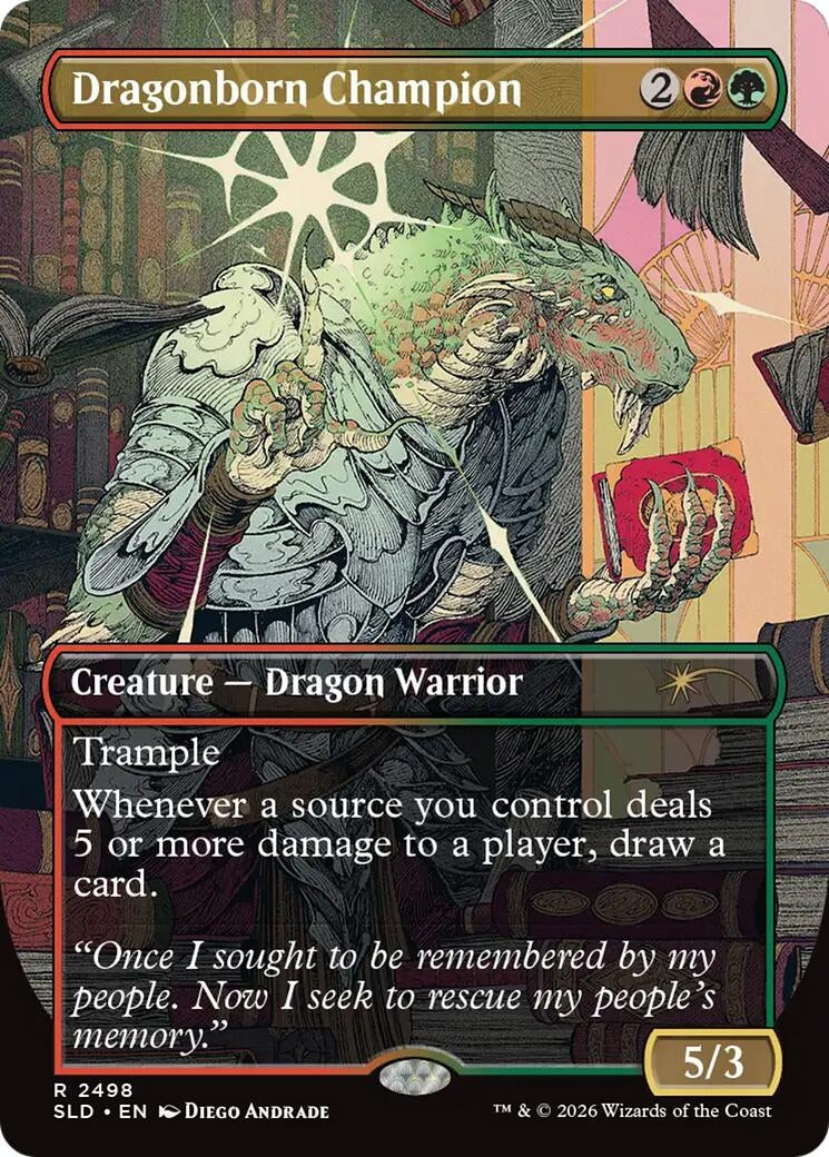 Image for Dragonborn Champion (2498) [Secret Lair Drop Series] - Magic: The Gathering