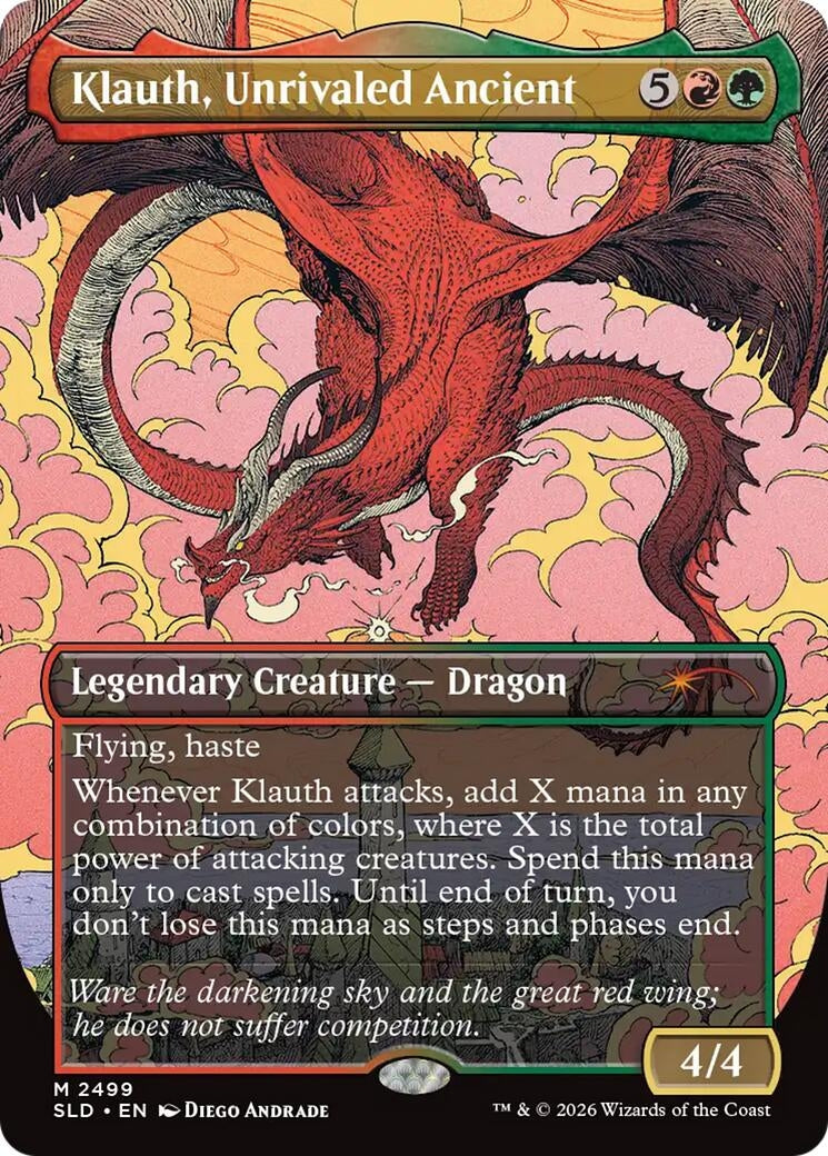 Image for Klauth, Unrivaled Ancient (2499) [Secret Lair Drop Series] - Magic: The Gathering