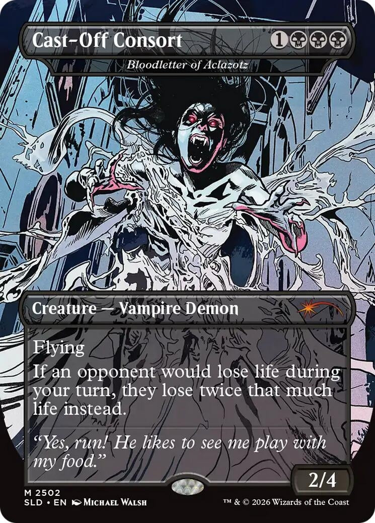 Image for Cast-Off Consort - Bloodletter of Aclazotz (2502) [Secret Lair Drop Series] - Magic: The Gathering