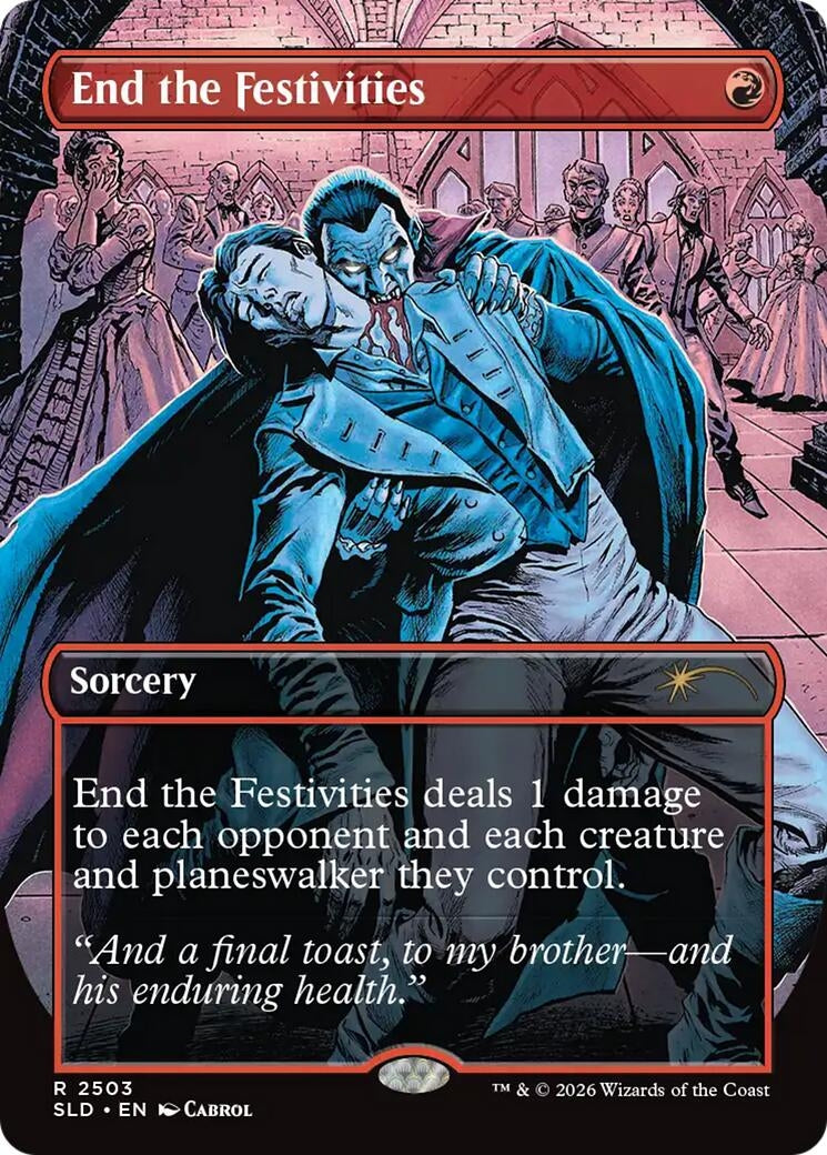 Image for End the Festivities (2503) [Secret Lair Drop Series] - Magic: The Gathering