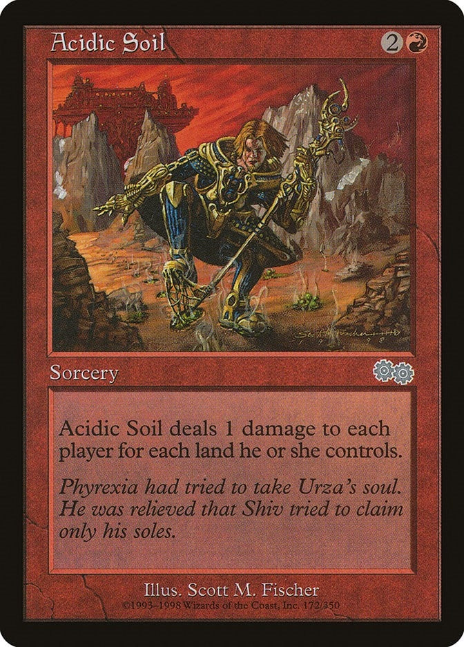 Image for Acidic Soil (172) [Urza's Saga] - Magic: The Gathering
