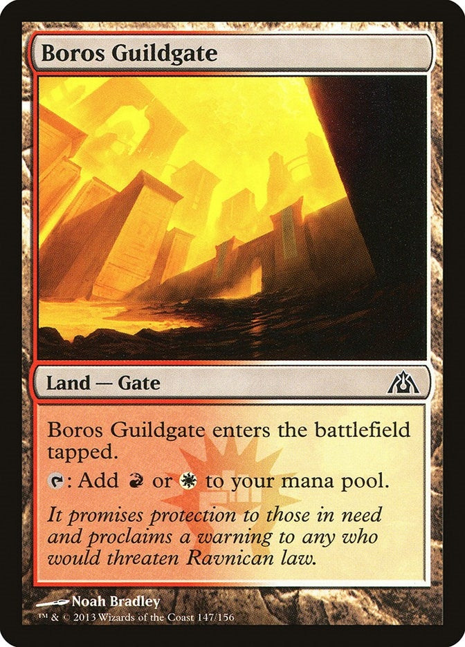 Image for Boros Guildgate (147) [Dragon's Maze] - Magic: The Gathering
