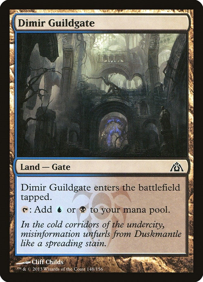 Image for Dimir Guildgate (148) [Dragon's Maze] - Magic: The Gathering