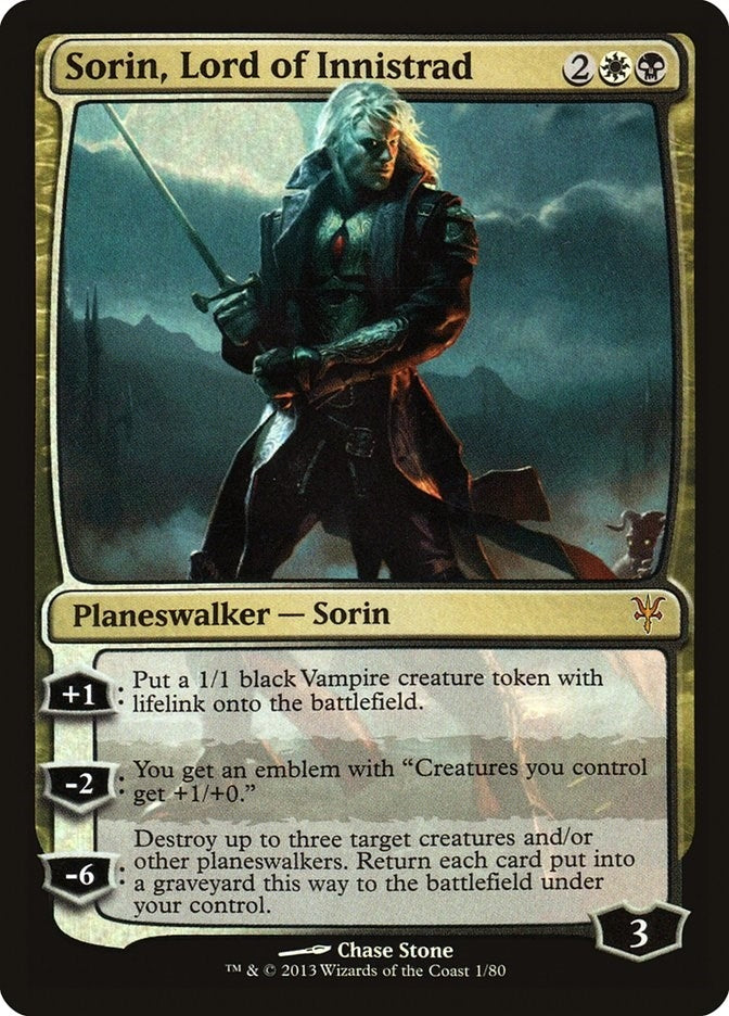 Image for Sorin, Lord of Innistrad (1) [Sorin vs. Tibalt] - Magic: The Gathering