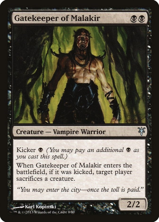 Image for Gatekeeper of Malakir (8) [Sorin vs. Tibalt] - Magic: The Gathering