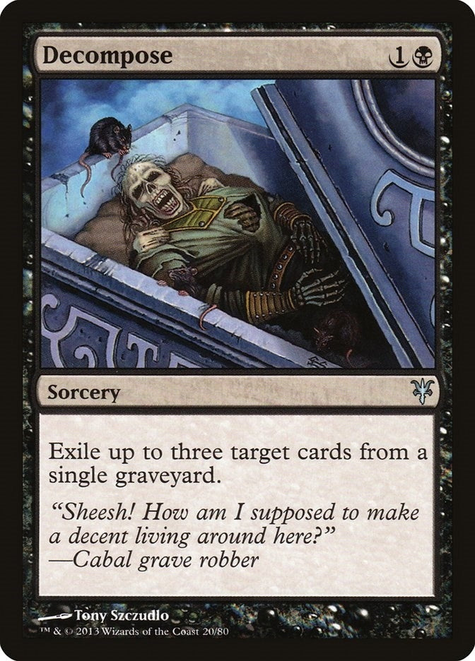 Image for Decompose (20) [Sorin vs. Tibalt] - Magic: The Gathering