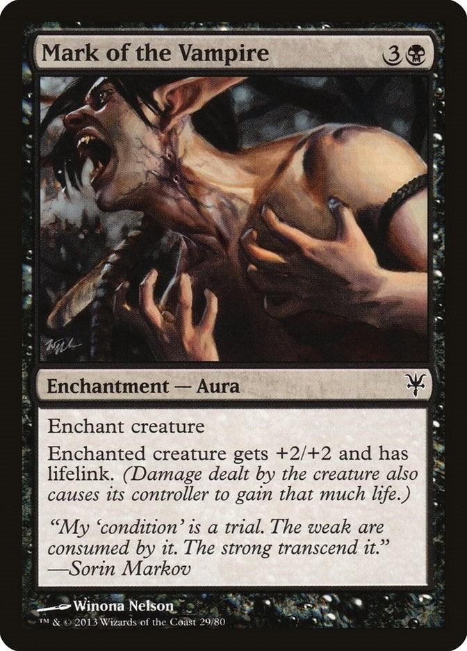Mark of the Vampire (29) [Duel Decks: Sorin vs. Tibalt]