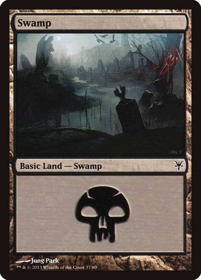 Image for Swamp (37) (37) [Sorin vs. Tibalt] - Magic: The Gathering