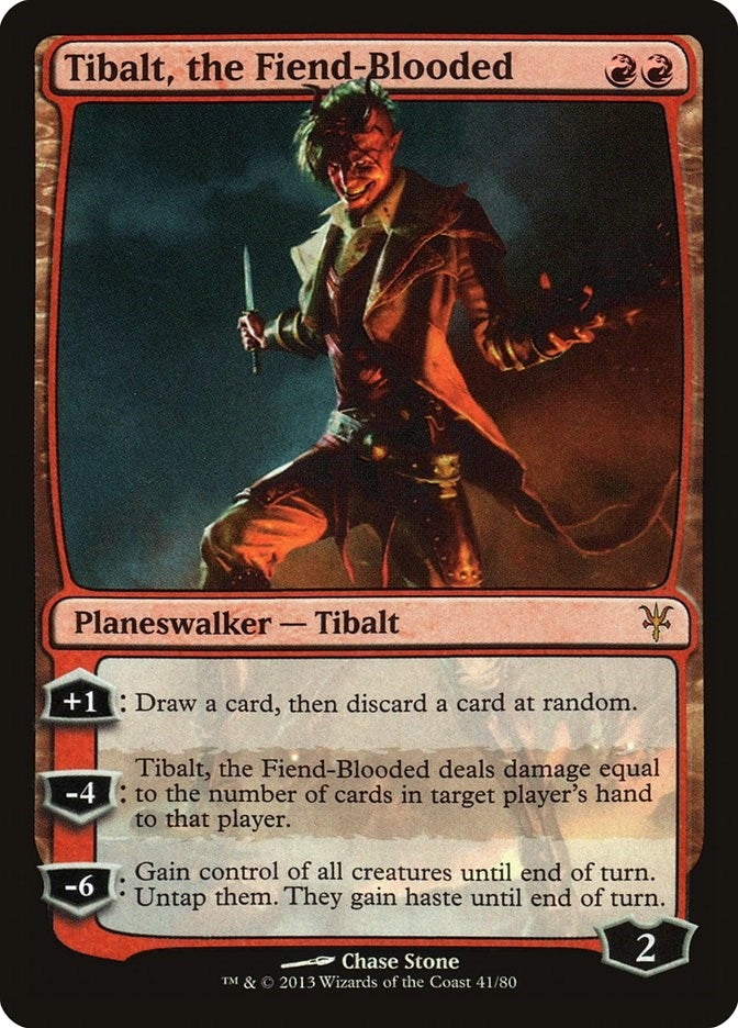Image for Tibalt, the Fiend-Blooded (41) [Sorin vs. Tibalt] - Magic: The Gathering