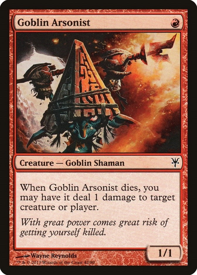 Image for Goblin Arsonist (42) [Sorin vs. Tibalt] - Magic: The Gathering