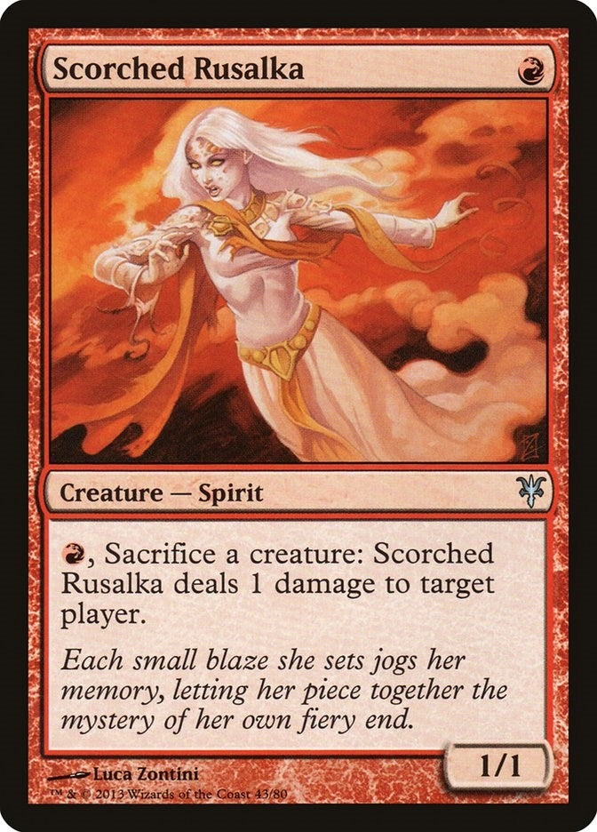 Image for Scorched Rusalka (43) [Sorin vs. Tibalt] - Magic: The Gathering