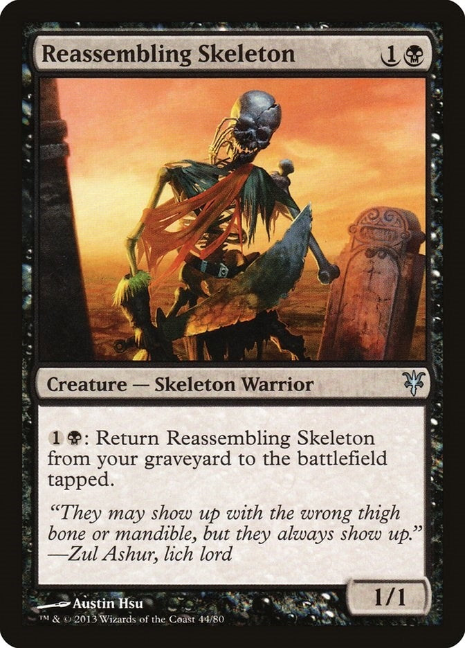 Image for Reassembling Skeleton (44) [Sorin vs. Tibalt] - Magic: The Gathering