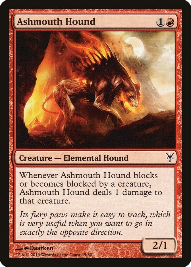 Image for Ashmouth Hound (45) [Sorin vs. Tibalt] - Magic: The Gathering