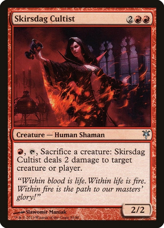 Image for Skirsdag Cultist (53) [Sorin vs. Tibalt] - Magic: The Gathering
