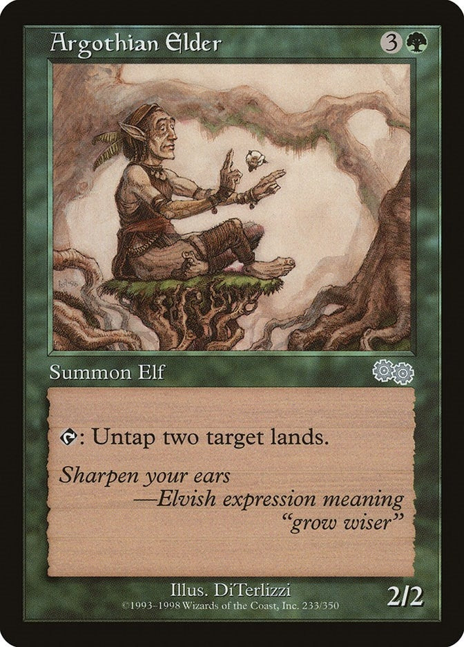 Image for Argothian Elder (233) [Urza's Saga] - Magic: The Gathering
