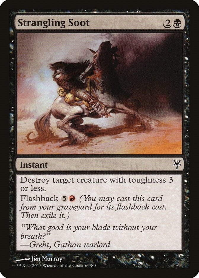 Image for Strangling Soot (65) [Sorin vs. Tibalt] - Magic: The Gathering