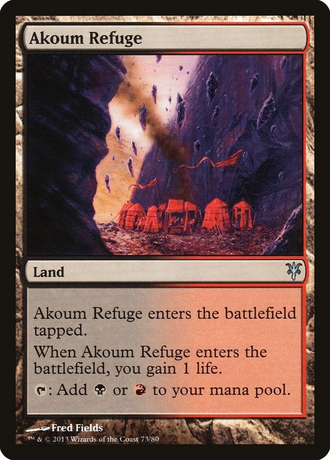 Image for Akoum Refuge (73) [Sorin vs. Tibalt] - Magic: The Gathering