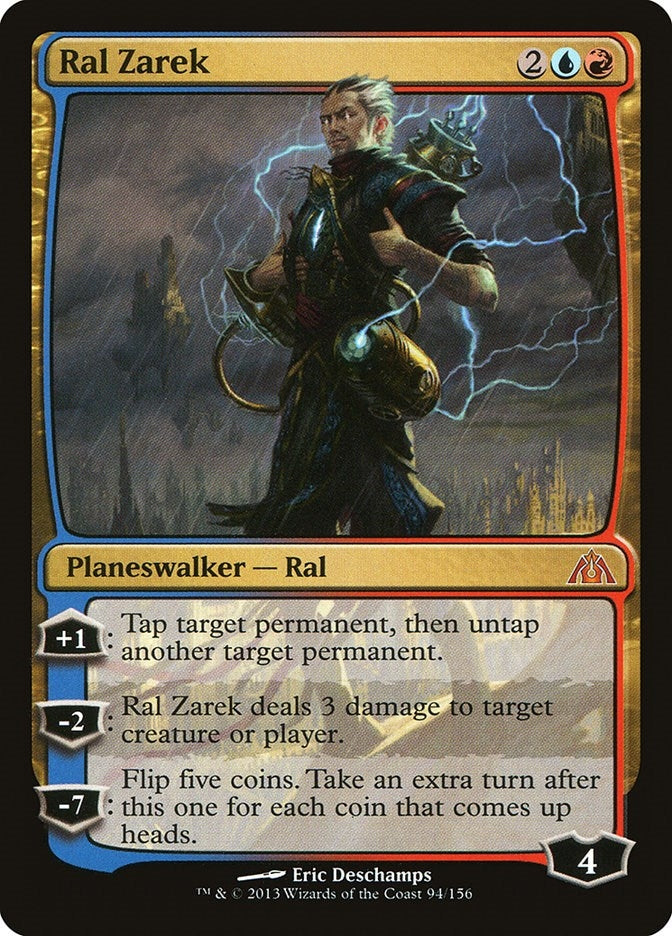 Image for Ral Zarek (94) [Dragon's Maze] - Magic: The Gathering