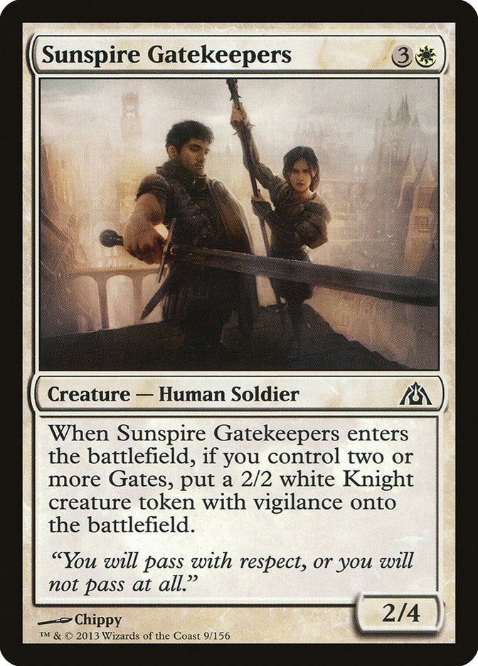 Image for Sunspire Gatekeepers (9) [Dragon's Maze] - Magic: The Gathering