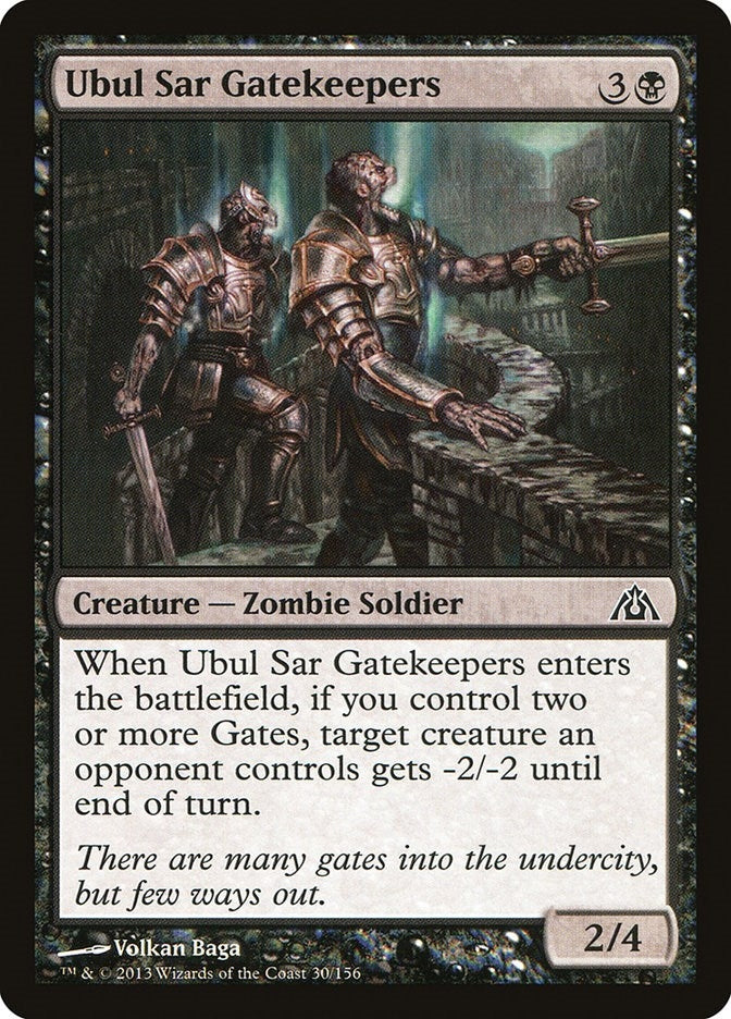 Image for Ubul Sar Gatekeepers (30) [Dragon's Maze] - Magic: The Gathering