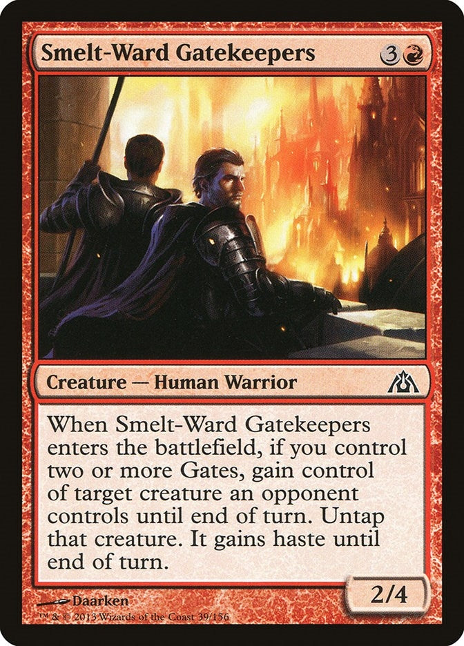 Image for Smelt-Ward Gatekeepers (39) [Dragon's Maze] - Magic: The Gathering