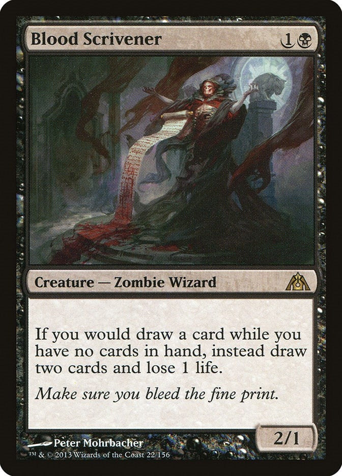Image for Blood Scrivener (22) [Dragon's Maze] - Magic: The Gathering