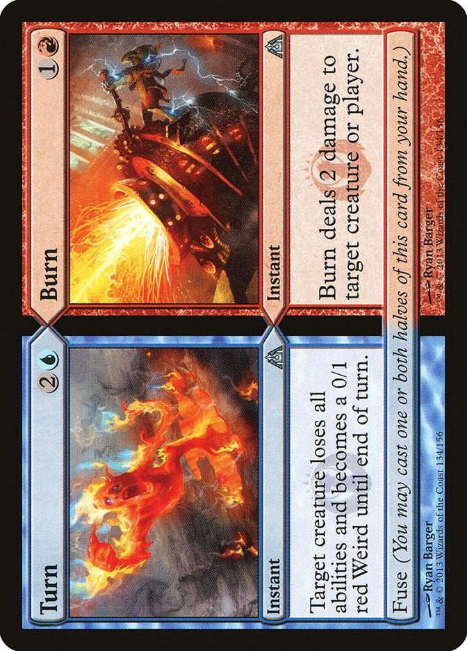 Image for Turn // Burn (134) [Dragon's Maze] - Magic: The Gathering