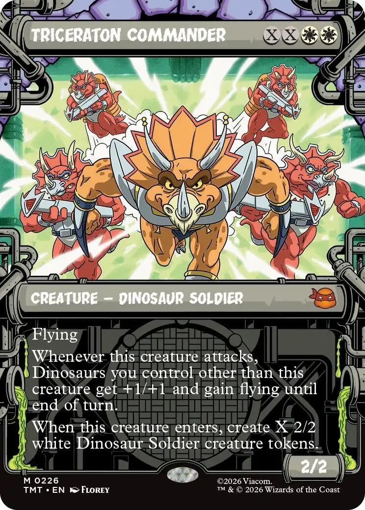 Image for Triceraton Commander (Showcase) (226) [Teenage Mutant Ninja Turtles] - Magic: The Gathering