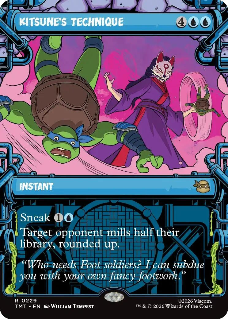 Image for Kitsune's Technique (Showcase) (229) [Teenage Mutant Ninja Turtles] - Magic: The Gathering