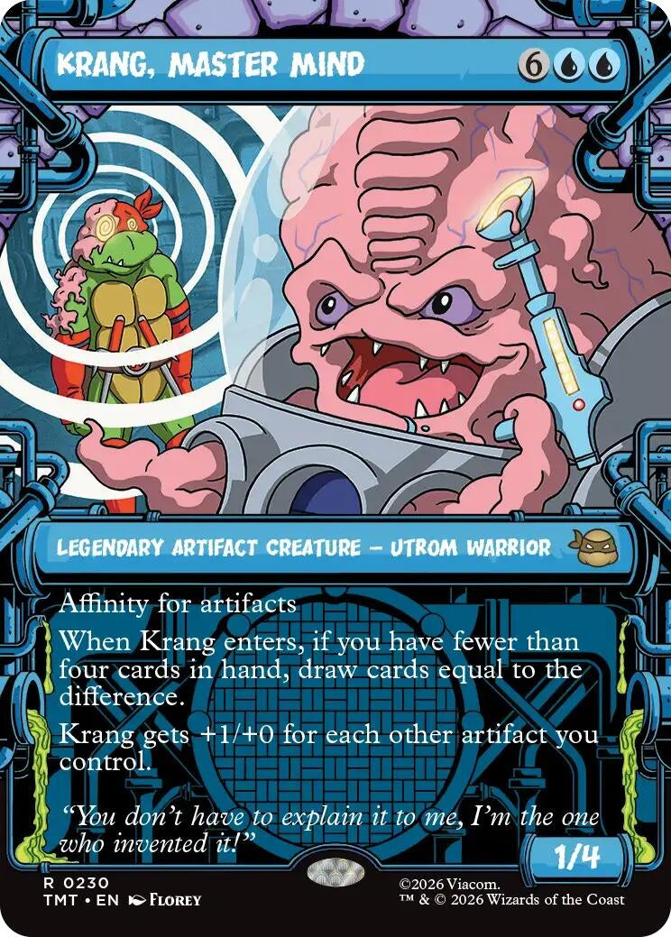 Image for Krang, Master Mind (Showcase) (230) [Teenage Mutant Ninja Turtles] - Magic: The Gathering