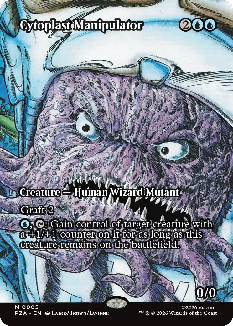 Image for Cytoplast Manipulator (Borderless) (5) [Teenage Mutant Ninja Turtles Eternal-Legal] - Magic: The Gathering