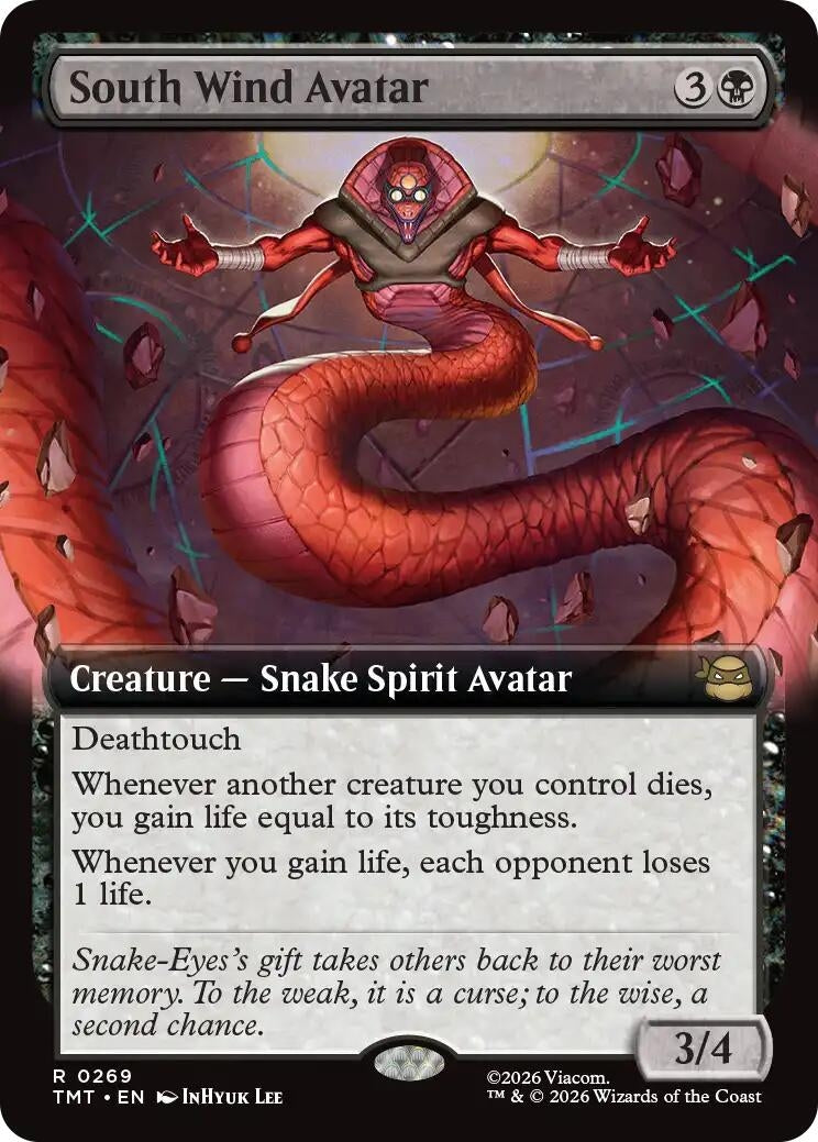 Image for South Wind Avatar (Extended Art) (269) [Teenage Mutant Ninja Turtles] - Magic: The Gathering