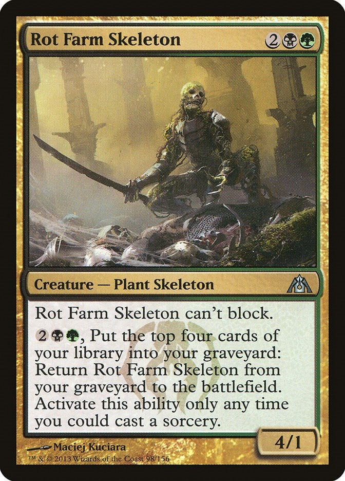 Image for Rot Farm Skeleton (98) [Dragon's Maze] - Magic: The Gathering