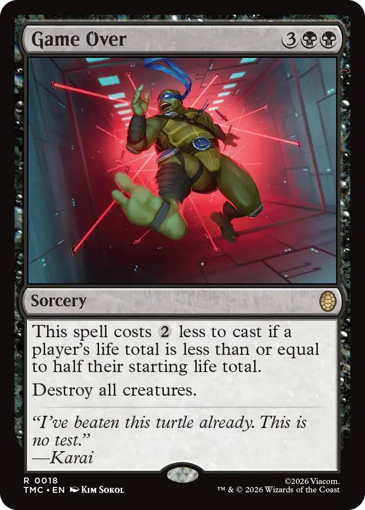 Image for Game Over (18) [Teenage Mutant Ninja Turtles] - Magic: The Gathering